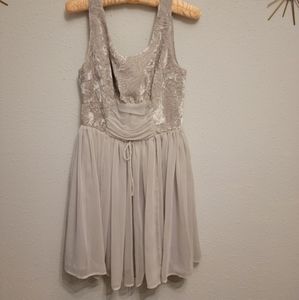 Free People silver dress